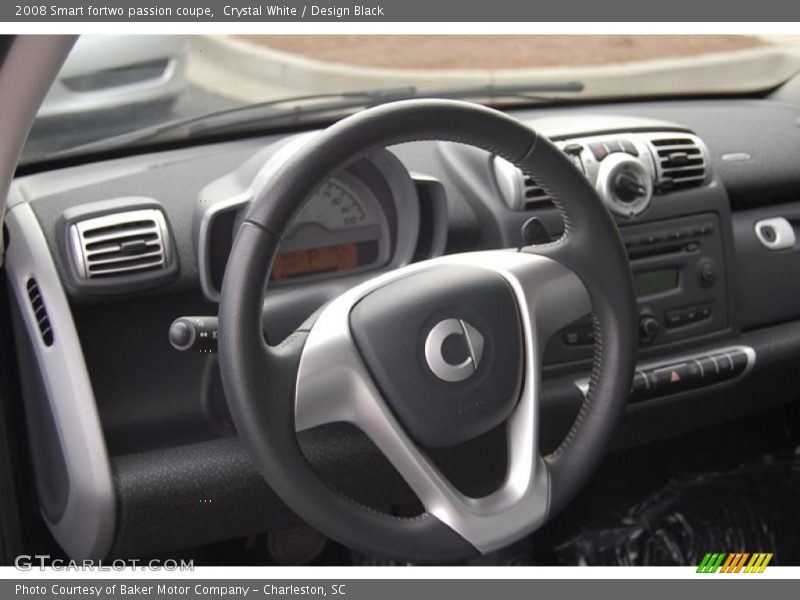 Crystal White / Design Black 2008 Smart fortwo passion coupe
