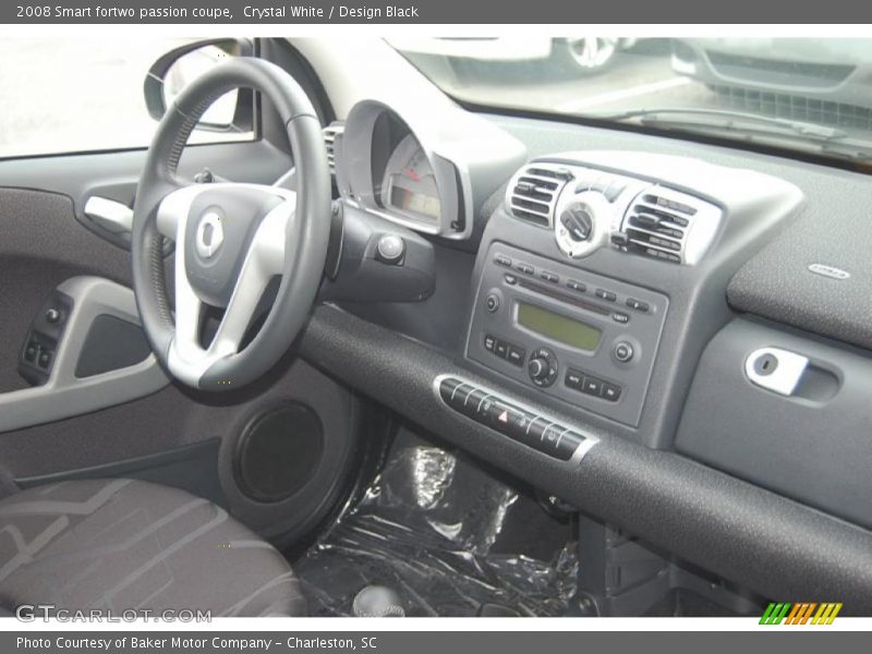Crystal White / Design Black 2008 Smart fortwo passion coupe
