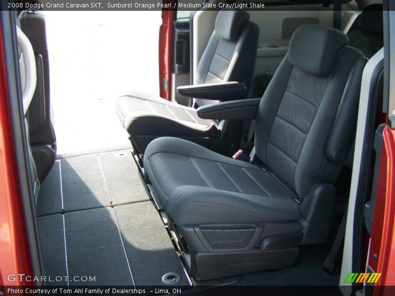 Sunburst Orange Pearl / Medium Slate Gray/Light Shale 2008 Dodge Grand Caravan SXT