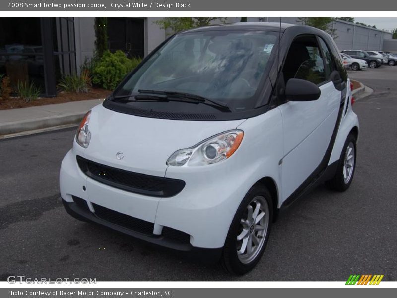 Crystal White / Design Black 2008 Smart fortwo passion coupe