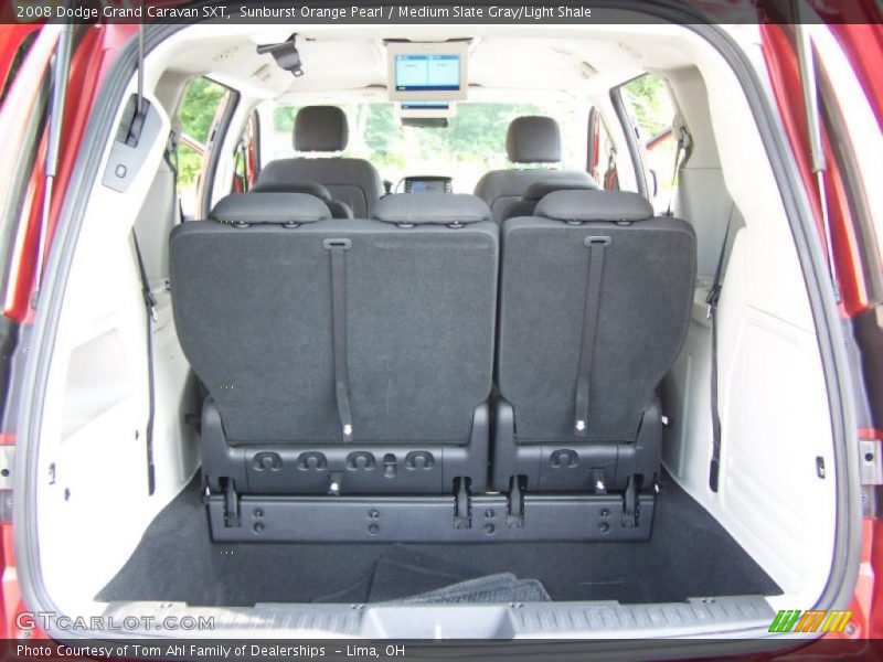 Sunburst Orange Pearl / Medium Slate Gray/Light Shale 2008 Dodge Grand Caravan SXT