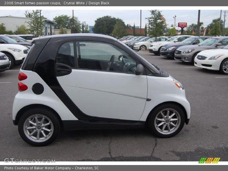 Crystal White / Design Black 2008 Smart fortwo passion coupe