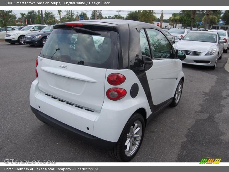 Crystal White / Design Black 2008 Smart fortwo passion coupe