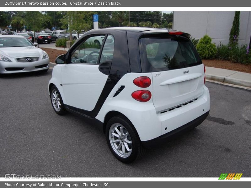 Crystal White / Design Black 2008 Smart fortwo passion coupe