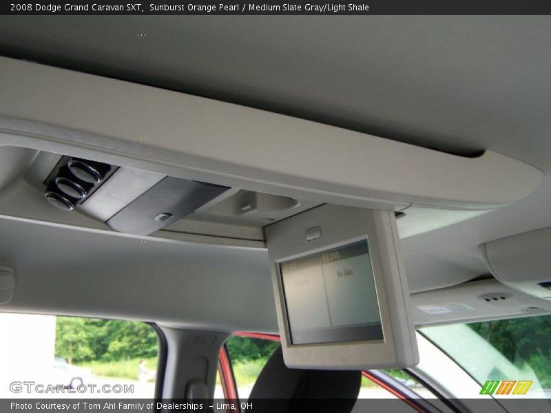Sunburst Orange Pearl / Medium Slate Gray/Light Shale 2008 Dodge Grand Caravan SXT