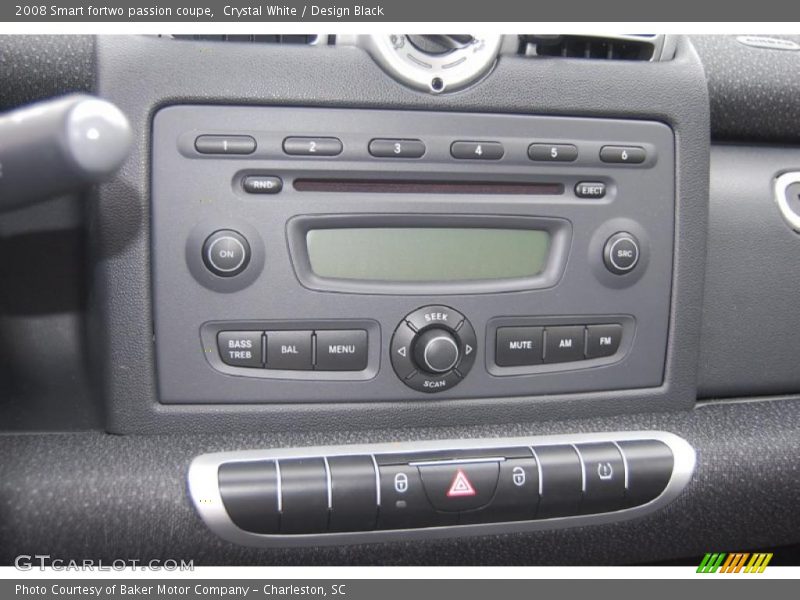 Crystal White / Design Black 2008 Smart fortwo passion coupe