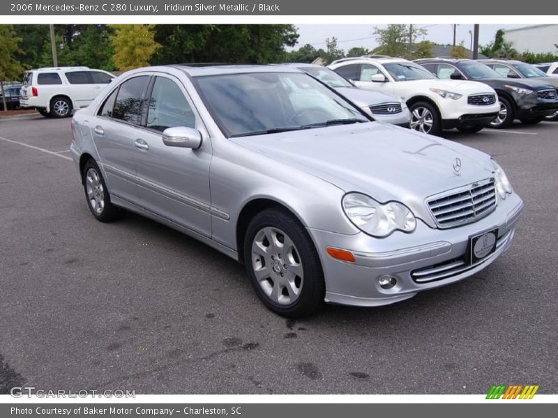 Iridium Silver Metallic / Black 2006 Mercedes-Benz C 280 Luxury