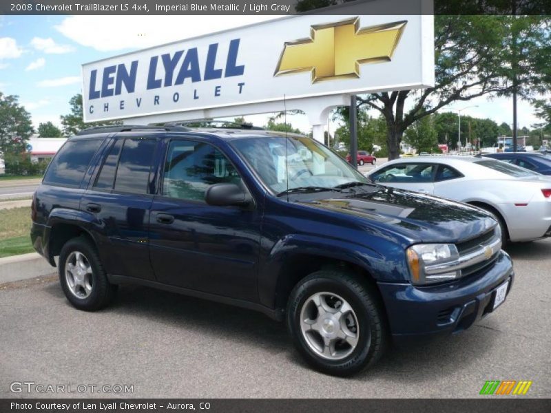 Imperial Blue Metallic / Light Gray 2008 Chevrolet TrailBlazer LS 4x4