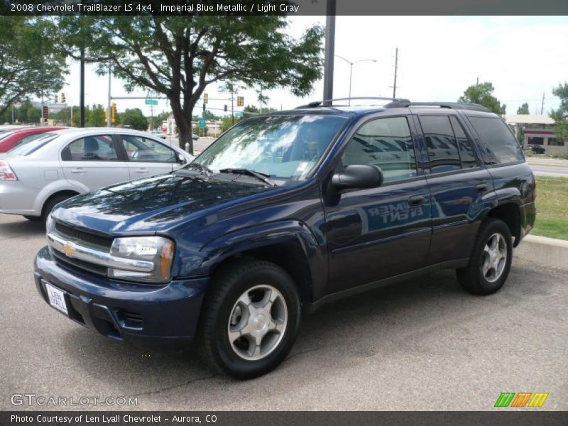 Imperial Blue Metallic / Light Gray 2008 Chevrolet TrailBlazer LS 4x4