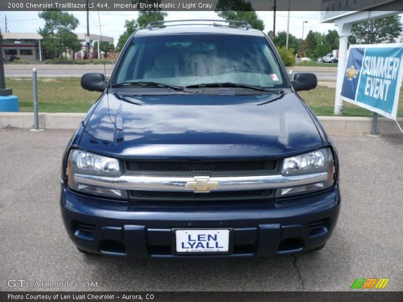 Imperial Blue Metallic / Light Gray 2008 Chevrolet TrailBlazer LS 4x4