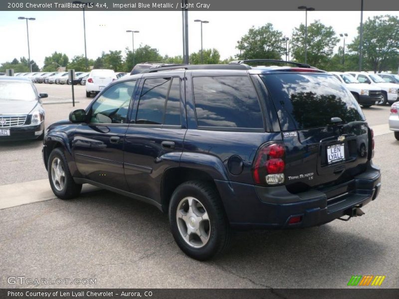 Imperial Blue Metallic / Light Gray 2008 Chevrolet TrailBlazer LS 4x4