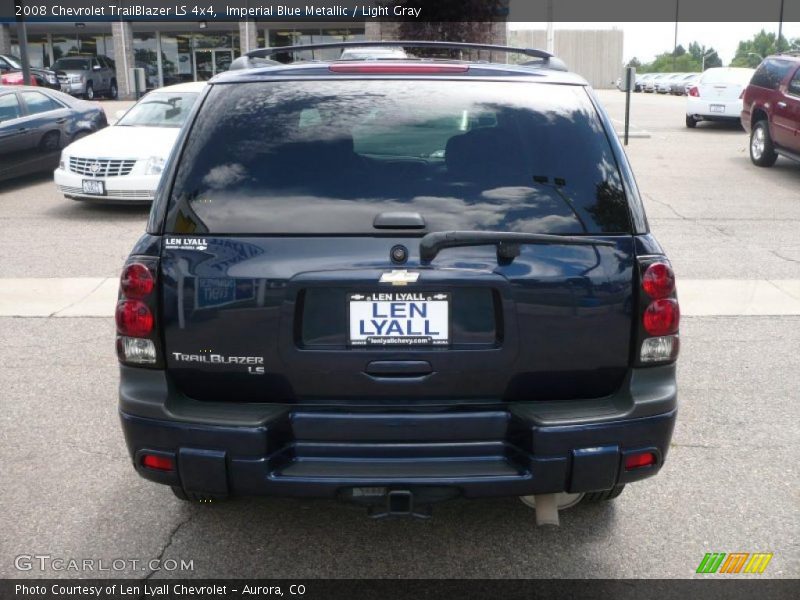 Imperial Blue Metallic / Light Gray 2008 Chevrolet TrailBlazer LS 4x4