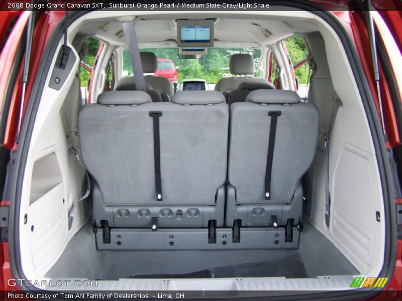 Sunburst Orange Pearl / Medium Slate Gray/Light Shale 2008 Dodge Grand Caravan SXT