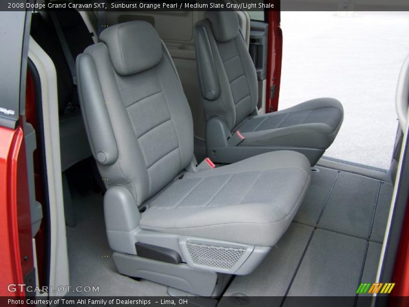 Sunburst Orange Pearl / Medium Slate Gray/Light Shale 2008 Dodge Grand Caravan SXT