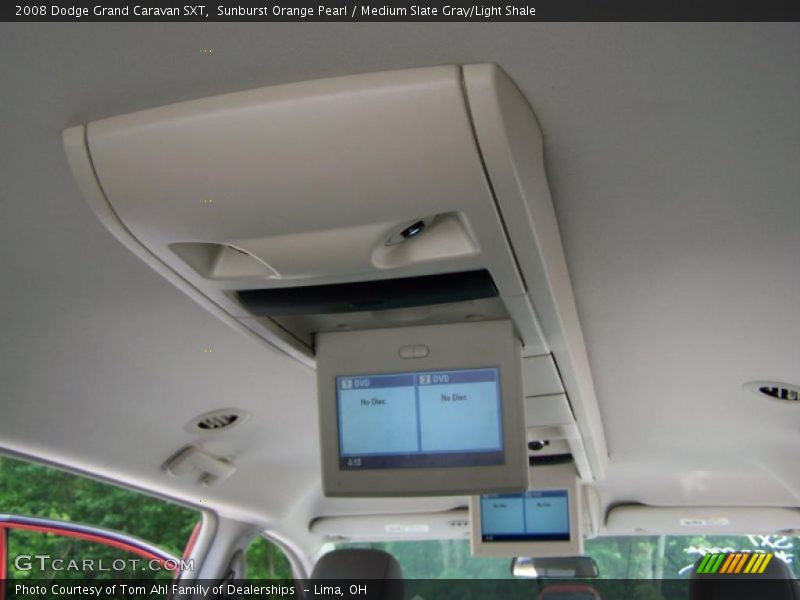 Sunburst Orange Pearl / Medium Slate Gray/Light Shale 2008 Dodge Grand Caravan SXT