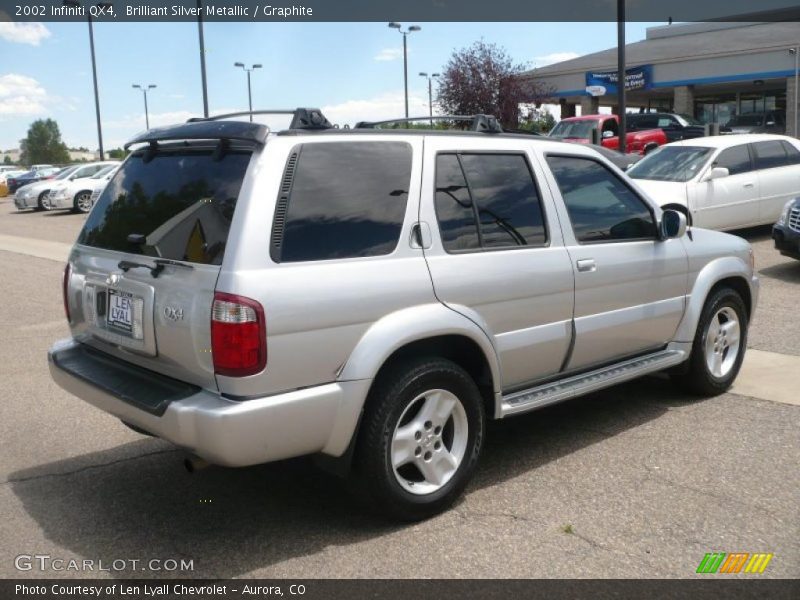 Brilliant Silver Metallic / Graphite 2002 Infiniti QX4