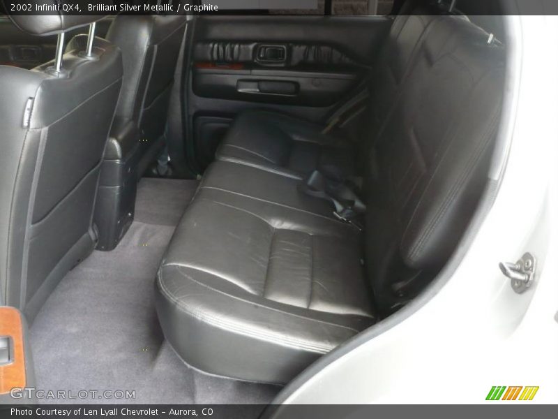 Brilliant Silver Metallic / Graphite 2002 Infiniti QX4