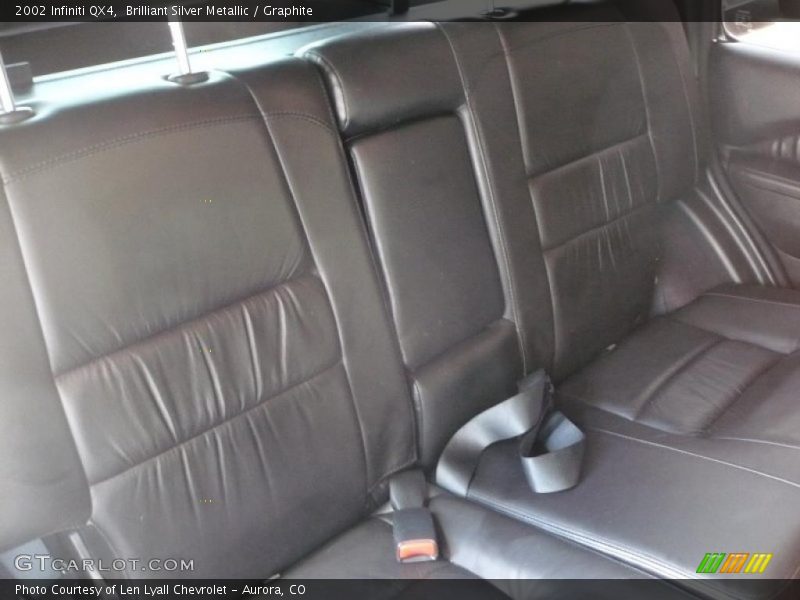 Brilliant Silver Metallic / Graphite 2002 Infiniti QX4