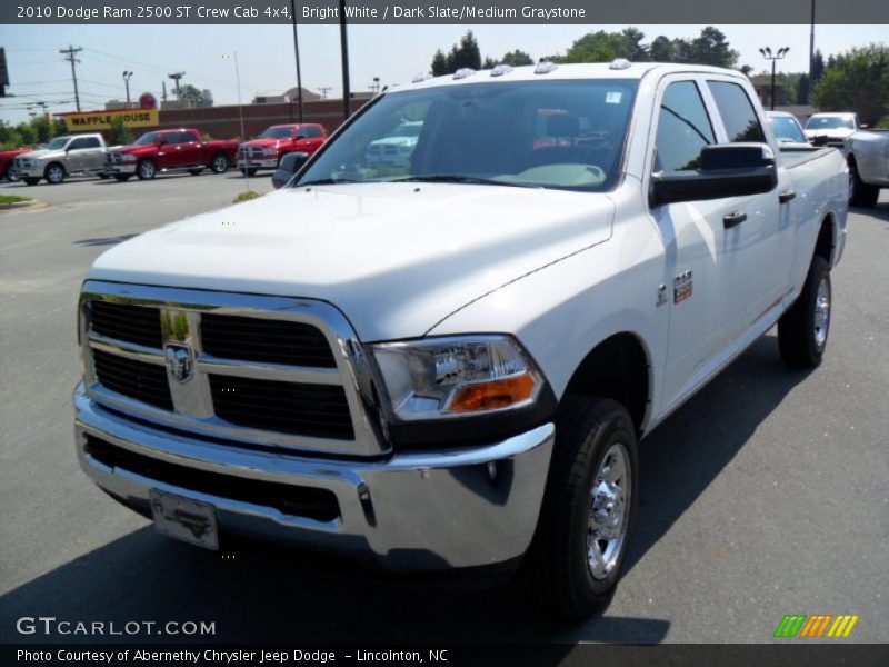 Bright White / Dark Slate/Medium Graystone 2010 Dodge Ram 2500 ST Crew Cab 4x4