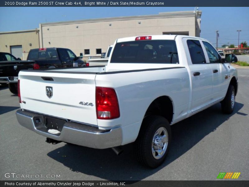 Bright White / Dark Slate/Medium Graystone 2010 Dodge Ram 2500 ST Crew Cab 4x4