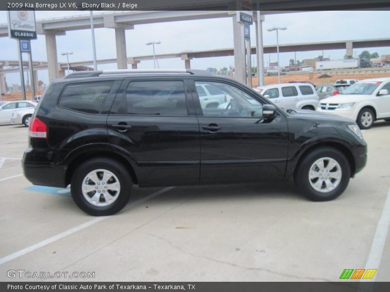 Ebony Black / Beige 2009 Kia Borrego LX V6