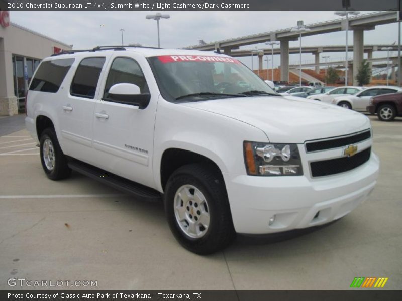 Summit White / Light Cashmere/Dark Cashmere 2010 Chevrolet Suburban LT 4x4