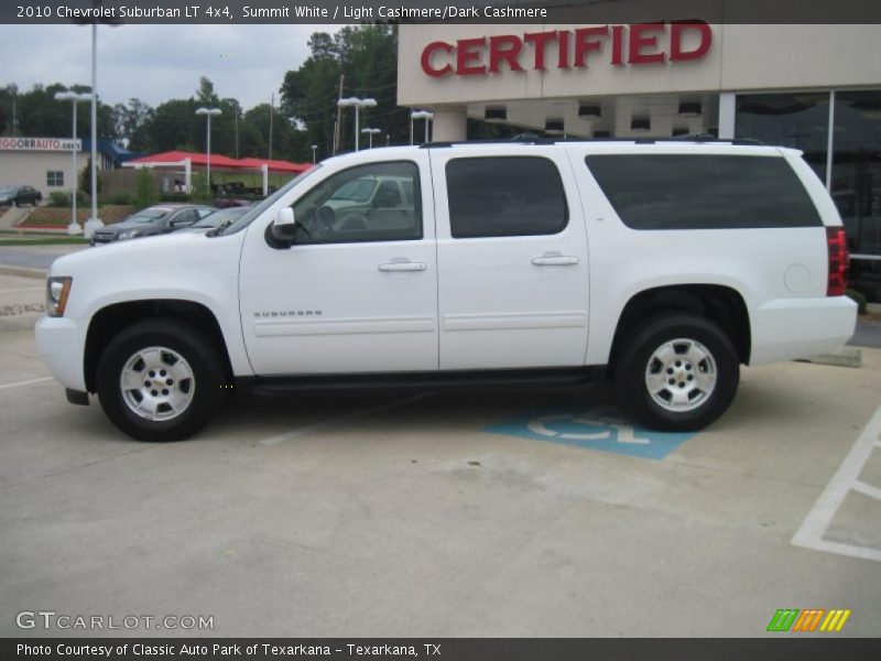 Summit White / Light Cashmere/Dark Cashmere 2010 Chevrolet Suburban LT 4x4