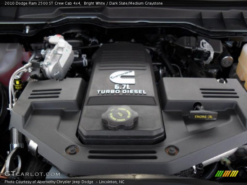 Bright White / Dark Slate/Medium Graystone 2010 Dodge Ram 2500 ST Crew Cab 4x4