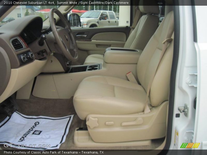 Summit White / Light Cashmere/Dark Cashmere 2010 Chevrolet Suburban LT 4x4