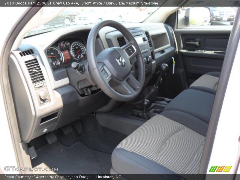Bright White / Dark Slate/Medium Graystone 2010 Dodge Ram 2500 ST Crew Cab 4x4