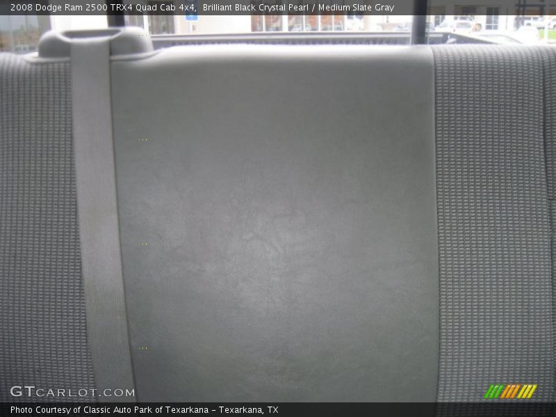 Brilliant Black Crystal Pearl / Medium Slate Gray 2008 Dodge Ram 2500 TRX4 Quad Cab 4x4
