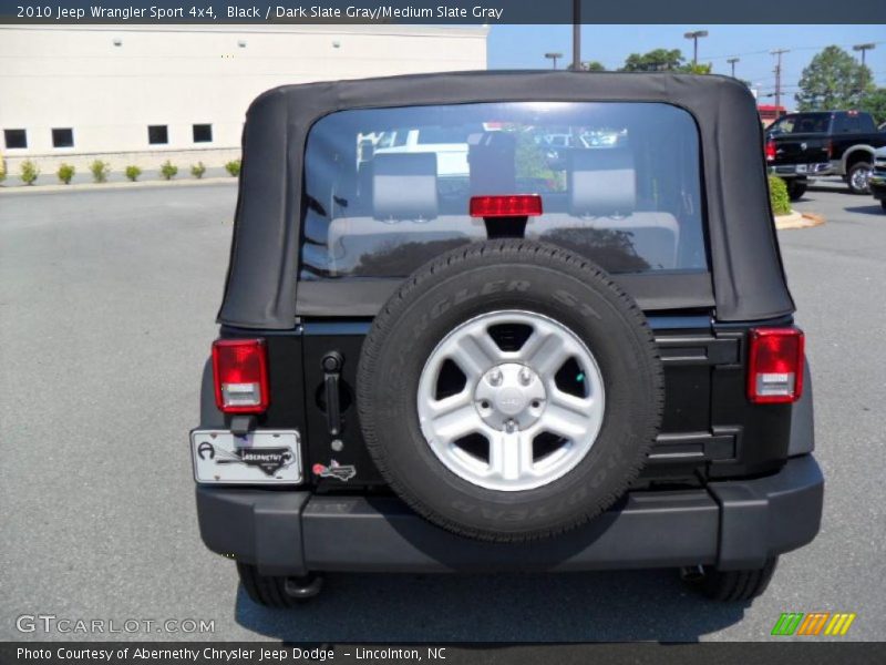 Black / Dark Slate Gray/Medium Slate Gray 2010 Jeep Wrangler Sport 4x4