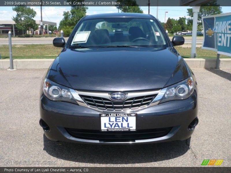 Dark Gray Metallic / Carbon Black 2009 Subaru Impreza 2.5i Sedan