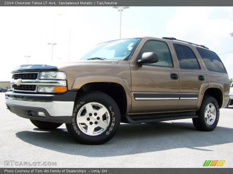 Sandalwood Metallic / Tan/Neutral 2004 Chevrolet Tahoe LT 4x4