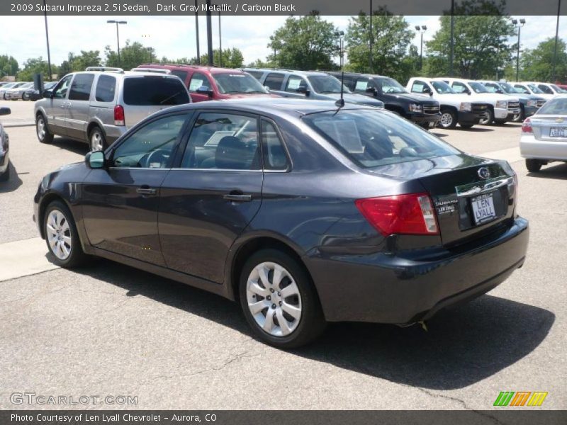 Dark Gray Metallic / Carbon Black 2009 Subaru Impreza 2.5i Sedan