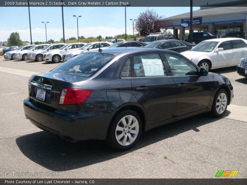 Dark Gray Metallic / Carbon Black 2009 Subaru Impreza 2.5i Sedan