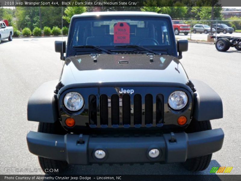 Black / Dark Slate Gray/Medium Slate Gray 2010 Jeep Wrangler Sport 4x4
