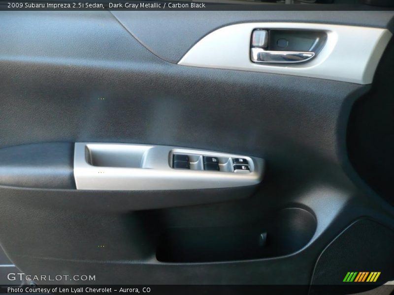 Dark Gray Metallic / Carbon Black 2009 Subaru Impreza 2.5i Sedan