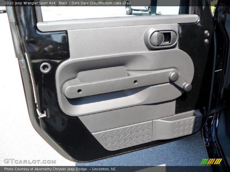 Black / Dark Slate Gray/Medium Slate Gray 2010 Jeep Wrangler Sport 4x4