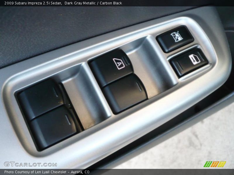 Dark Gray Metallic / Carbon Black 2009 Subaru Impreza 2.5i Sedan