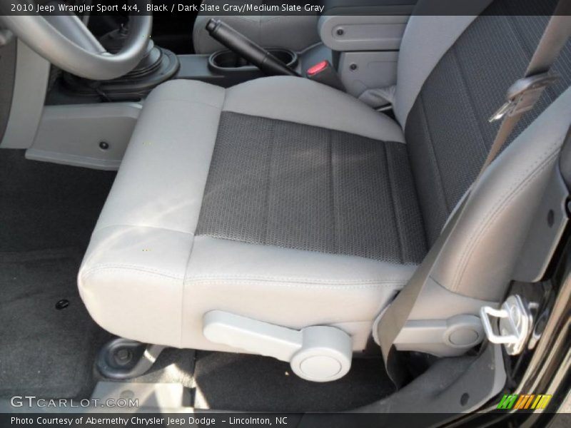 Black / Dark Slate Gray/Medium Slate Gray 2010 Jeep Wrangler Sport 4x4