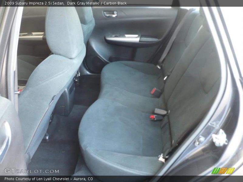 Dark Gray Metallic / Carbon Black 2009 Subaru Impreza 2.5i Sedan