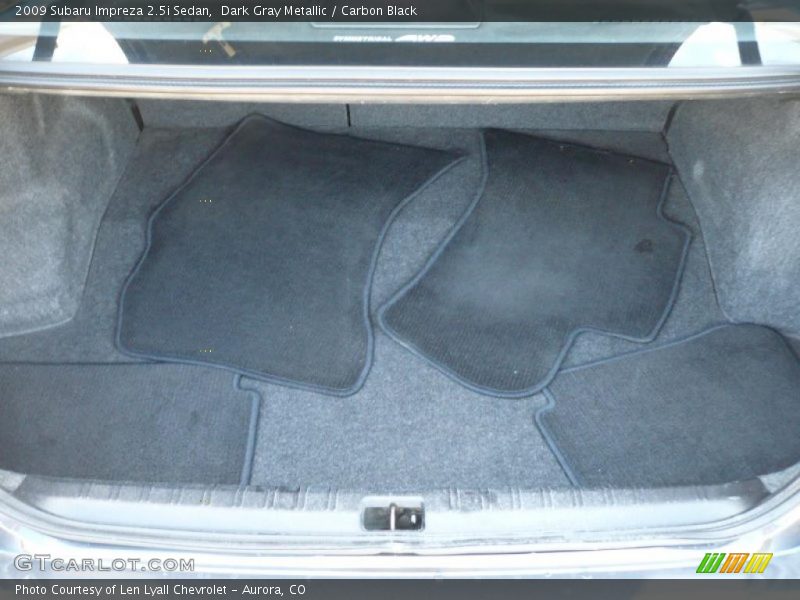 Dark Gray Metallic / Carbon Black 2009 Subaru Impreza 2.5i Sedan