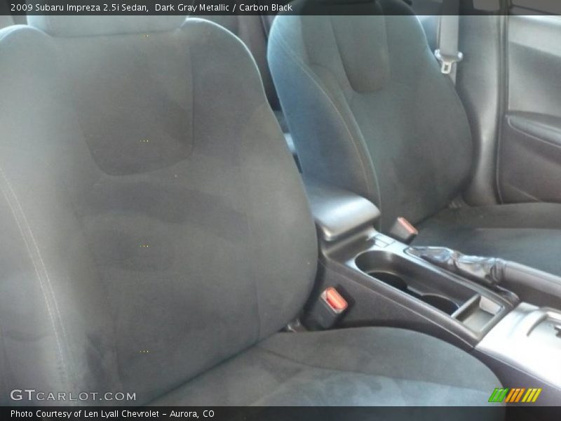 Dark Gray Metallic / Carbon Black 2009 Subaru Impreza 2.5i Sedan