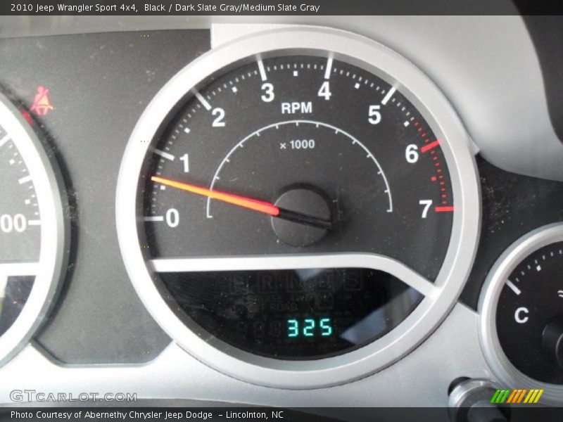 Black / Dark Slate Gray/Medium Slate Gray 2010 Jeep Wrangler Sport 4x4
