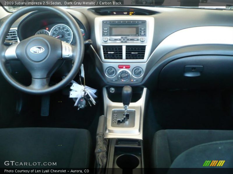Dark Gray Metallic / Carbon Black 2009 Subaru Impreza 2.5i Sedan