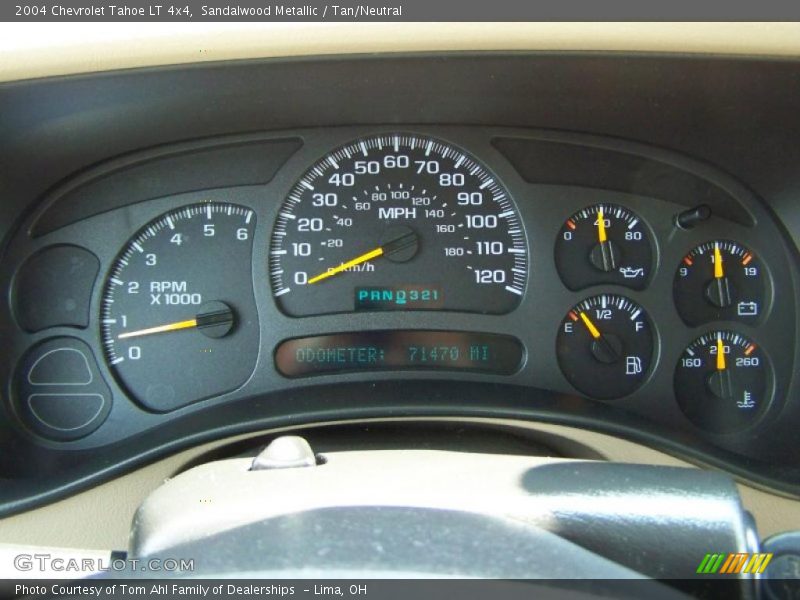 Sandalwood Metallic / Tan/Neutral 2004 Chevrolet Tahoe LT 4x4