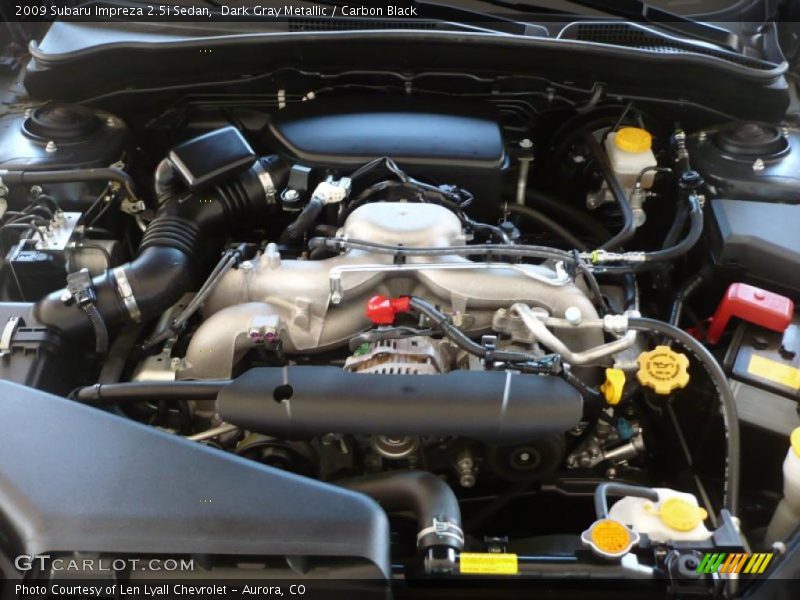 Dark Gray Metallic / Carbon Black 2009 Subaru Impreza 2.5i Sedan
