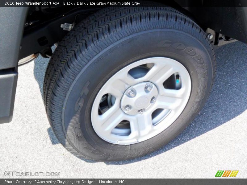 Black / Dark Slate Gray/Medium Slate Gray 2010 Jeep Wrangler Sport 4x4
