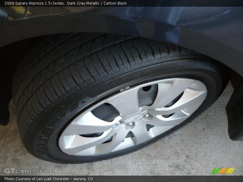 Dark Gray Metallic / Carbon Black 2009 Subaru Impreza 2.5i Sedan